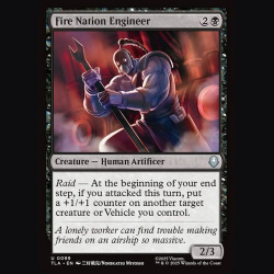Fire Nation Engineer - NM - No Foil - EN