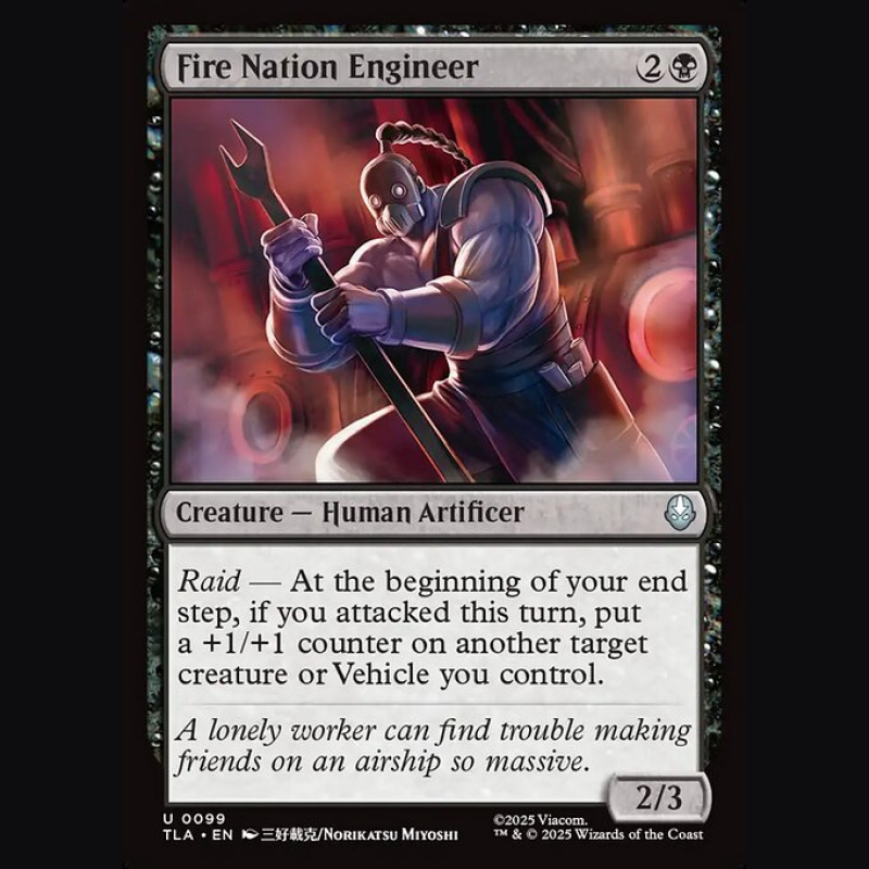 Fire Nation Engineer - NM - No Foil - EN