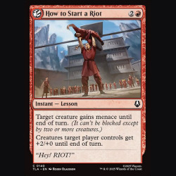 How to Start a Riot - NM - No Foil - EN