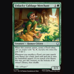 Unlucky Cabbage Merchant - NM - No Foil - EN