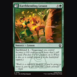 Earthbending Lesson - NM - No Foil - EN
