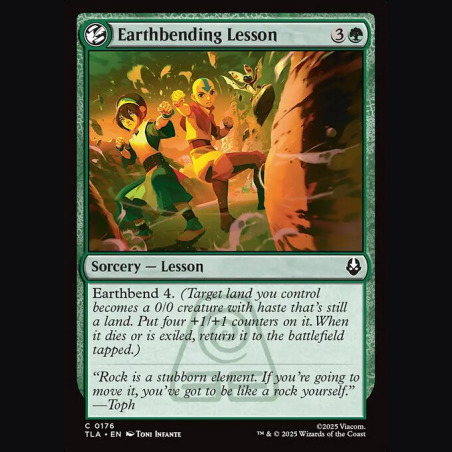 Earthbending Lesson - NM - No Foil - EN