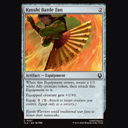 Kyoshi Battle Fan - NM - No Foil - EN
