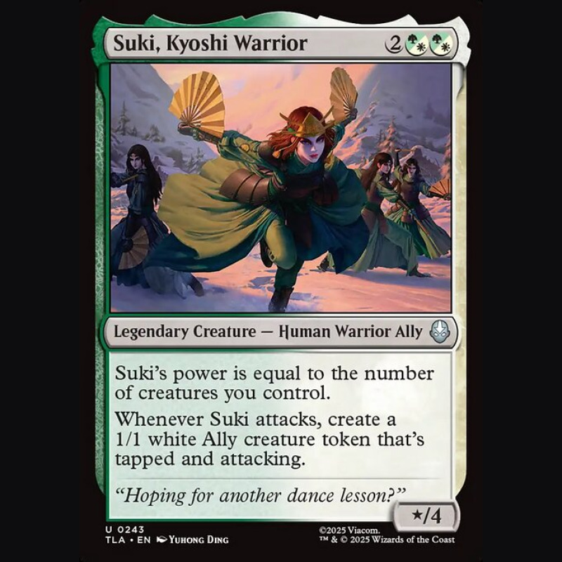 Suki Kyoshi Warrior - NM - No Foil - EN