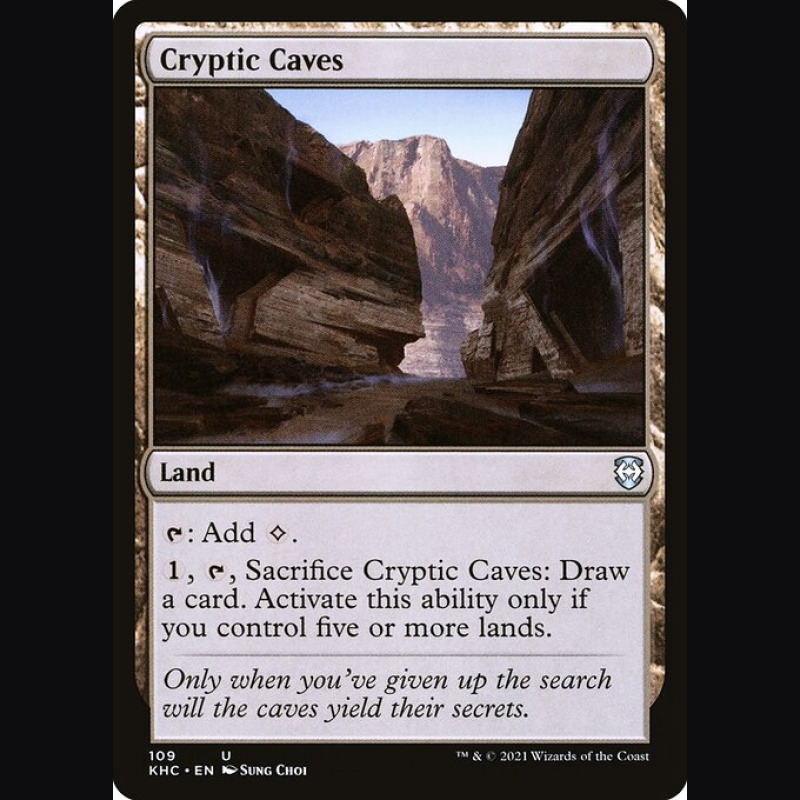 Cryptic Caves - NM - No Foil - ES