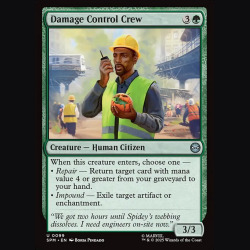 Damage Control Crew - NM - No Foil - ES