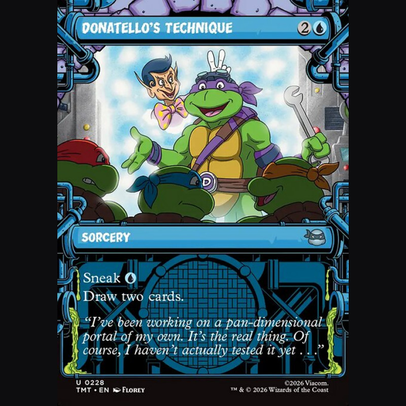 Donatello's Technique - NM - No Foil - EN