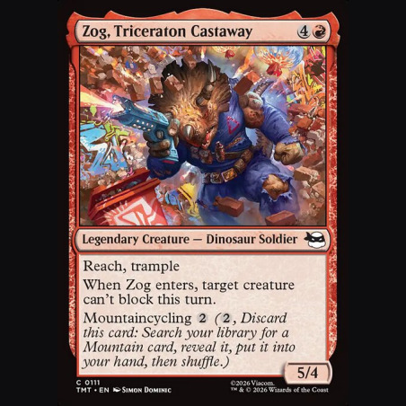 Zog Triceraton Castaway - NM - No Foil - EN