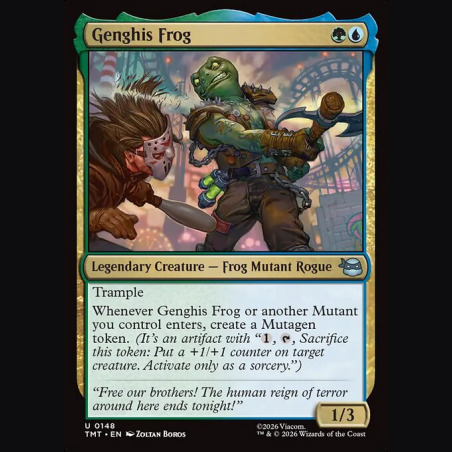 Genghis Frog - NM - Foil - EN