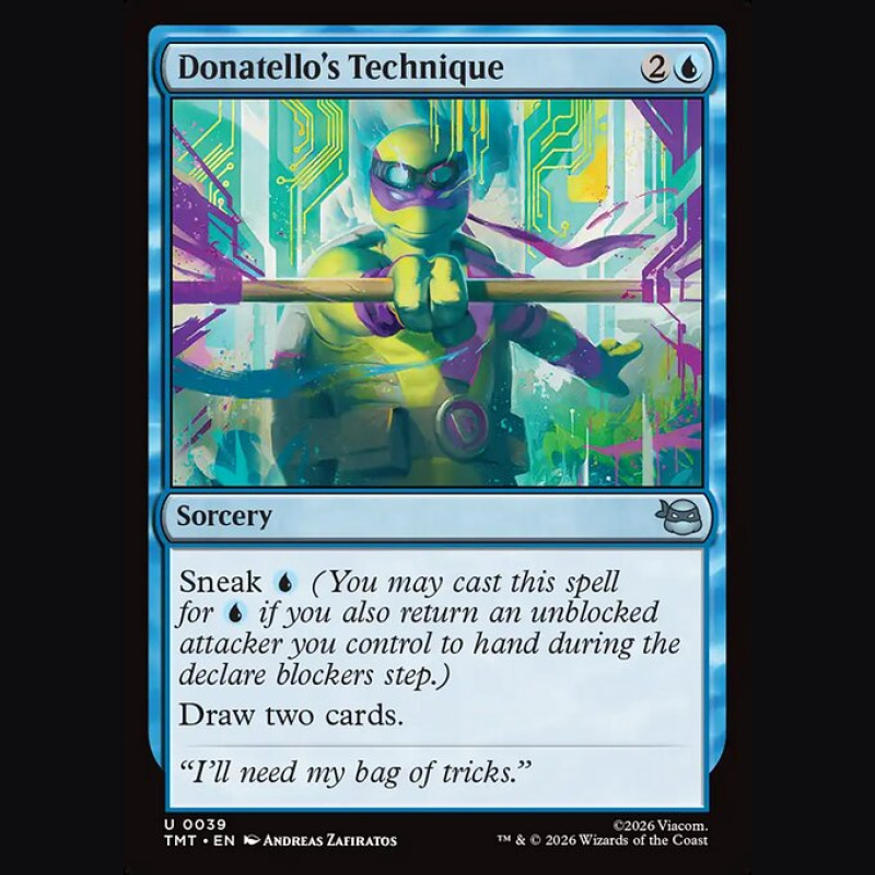 Donatello's Technique - NM - No Foil - EN