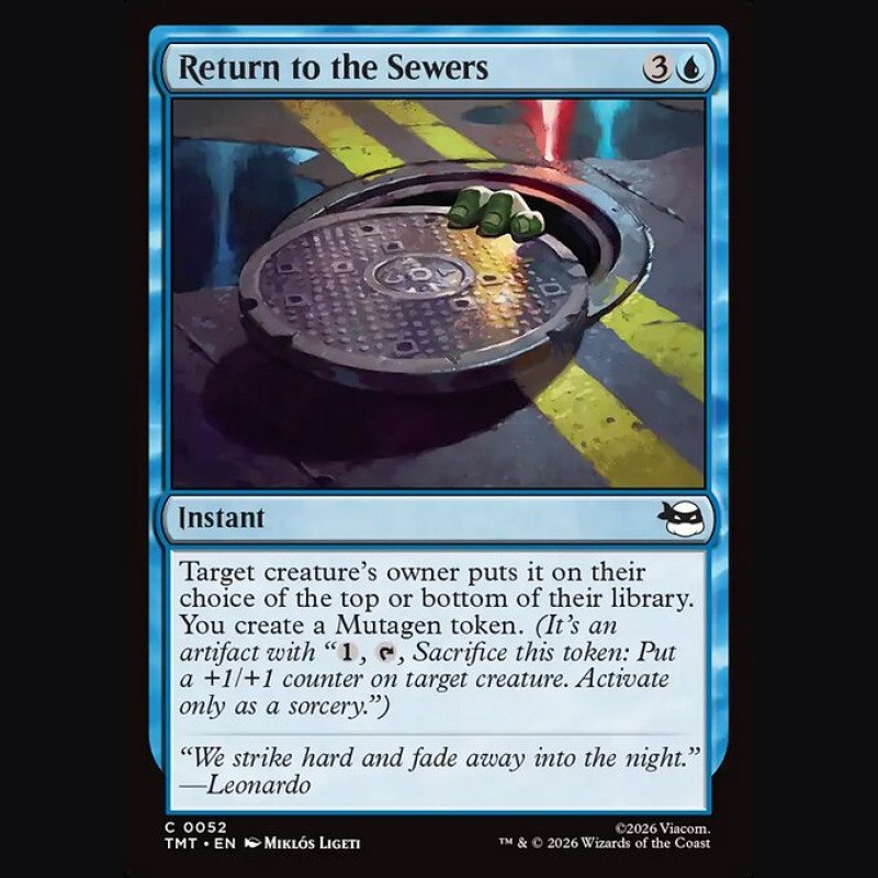 Return to the Sewers - NM - No Foil - EN