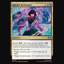 Karai's Technique - NM - No Foil - EN