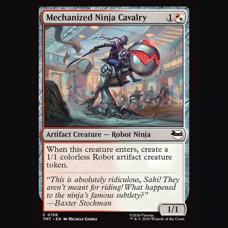Mechanized Ninja Cavalry - NM - No Foil - EN