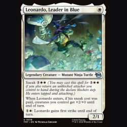 Leonardo Leader in Blue - NM - No Foil - ES