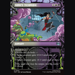 Karai's Technique - NM - No Foil - ES