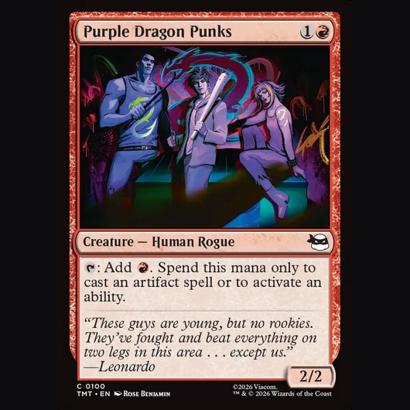 Purple Dragon Punks - NM - No Foil - ES