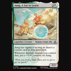 Aang A Lot to Learn - NM - Foil - EN