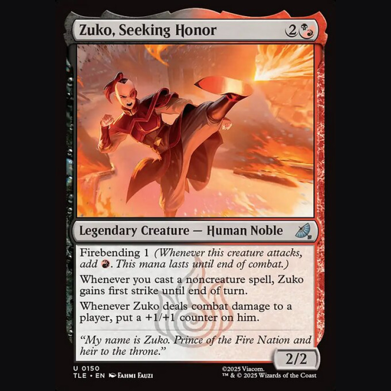 Zuko Seeking Honor - NM - Foil - EN