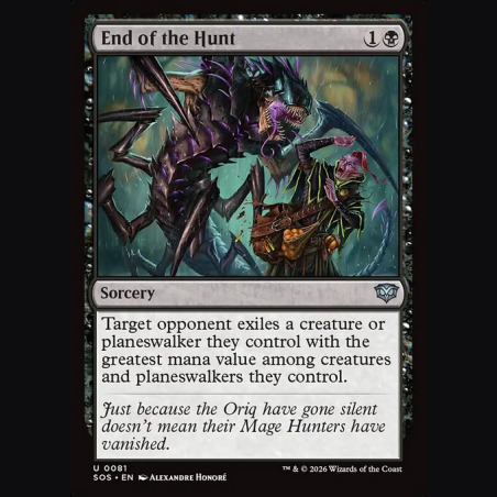 End of the Hunt - NM - No Foil - ES