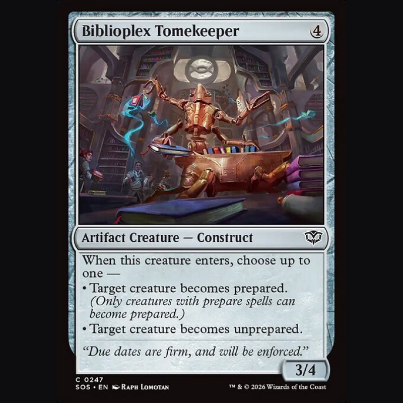 Biblioplex Tomekeeper - NM - No Foil - EN