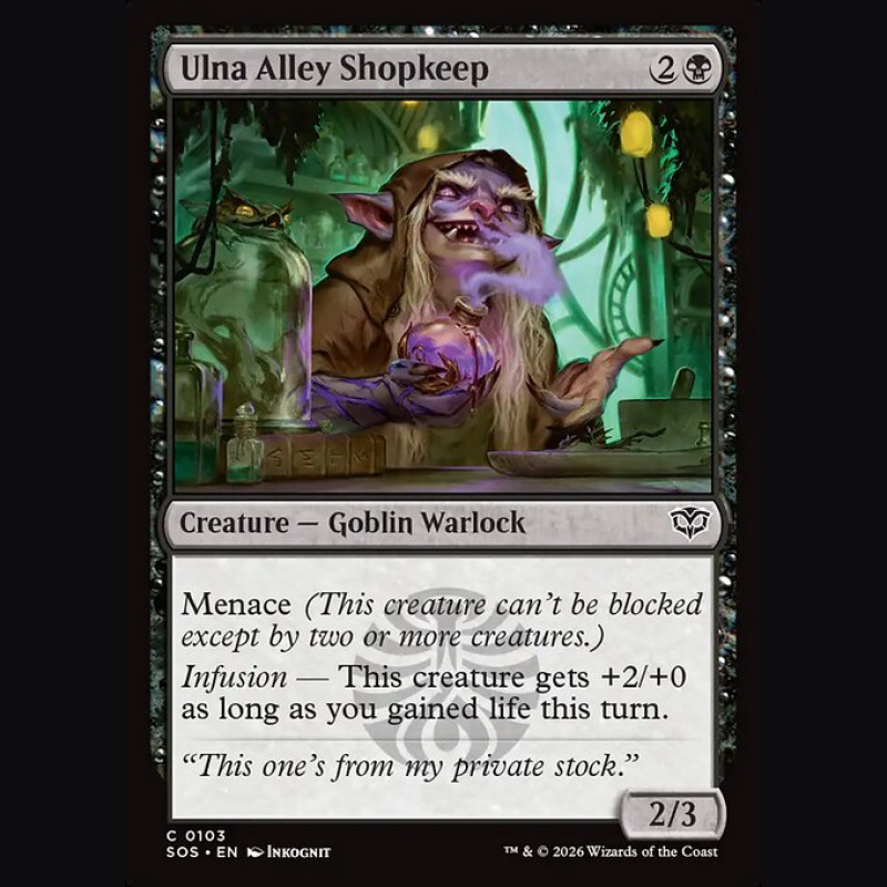 Ulna Alley Shopkeep - NM - Foil - EN