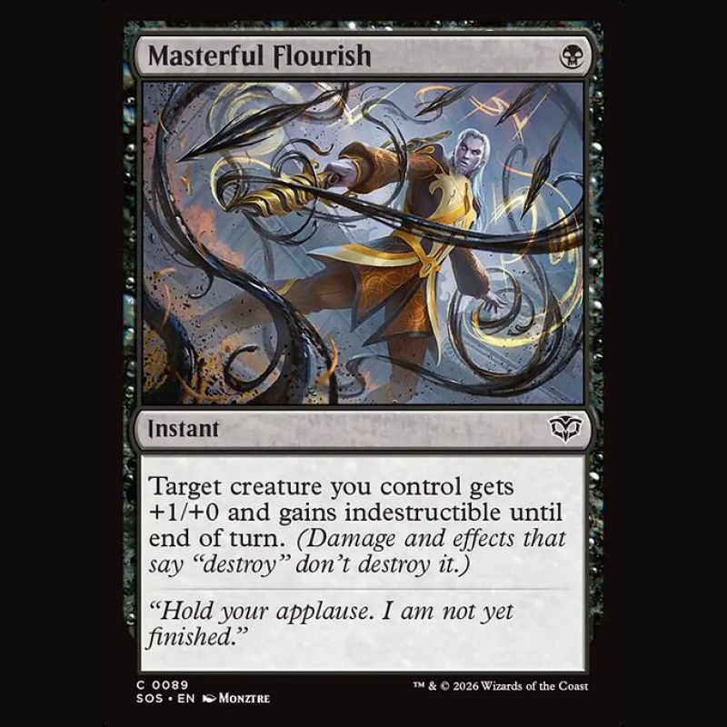 Masterful Flourish - NM - No Foil - EN