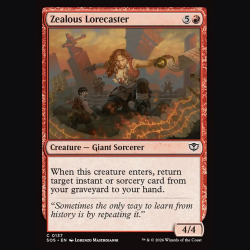 Zealous Lorecaster - NM - No Foil - EN