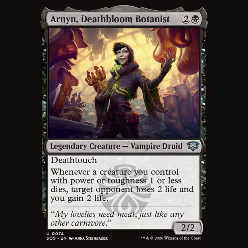 Arnyn Deathbloom Botanist - NM - Foil - EN