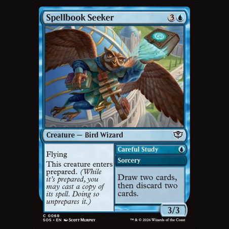 Spellbook Seeker // Careful Study - NM - No Foil - EN