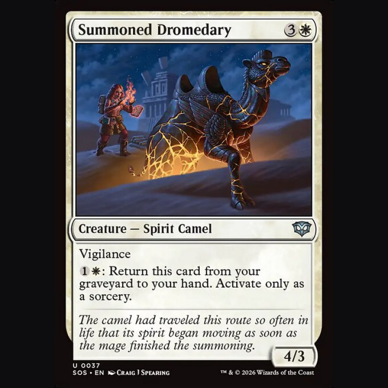 Summoned Dromedary - NM - No Foil - EN