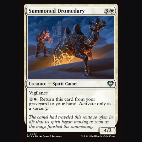 Summoned Dromedary - NM - No Foil - EN