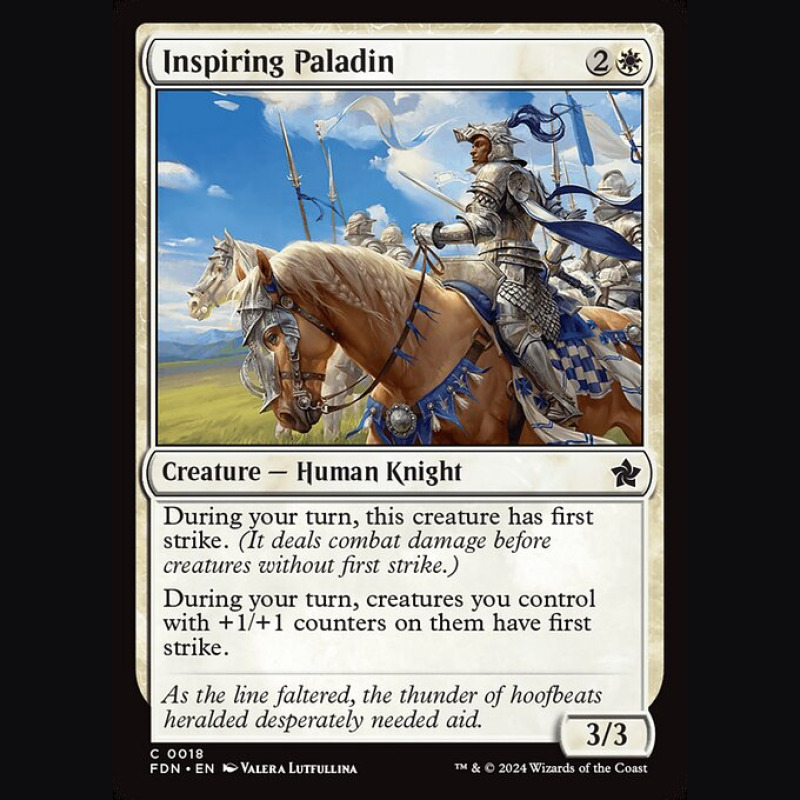 Inspiring Paladin - NM - No Foil - ES
