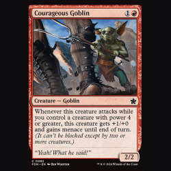 Courageous Goblin - NM - No Foil - ES