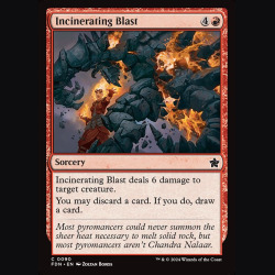 Incinerating Blast - NM - No Foil - ES