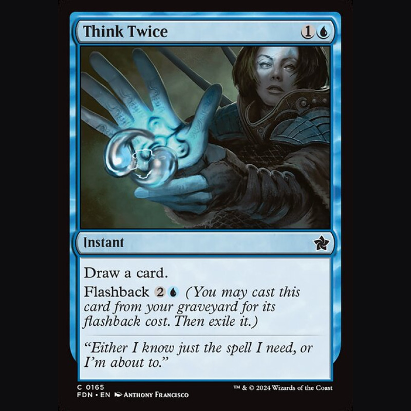 Think Twice - NM - No Foil - ES