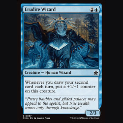 Erudite Wizard - NM - No Foil - EN