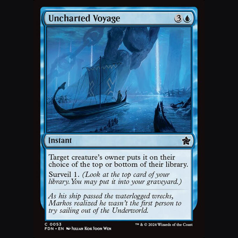Uncharted Voyage - NM - No Foil - EN