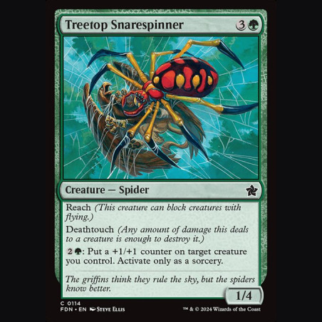 Treetop Snarespinner - NM - No Foil - EN