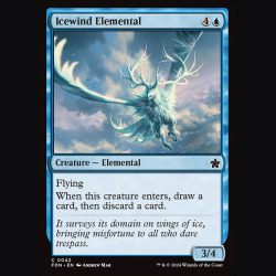 Icewind Elemental - NM - No Foil - EN