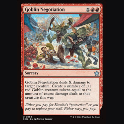 Goblin Negotiation - NM - No Foil - EN