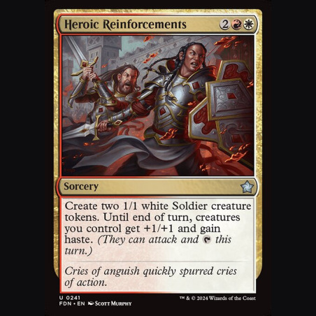 Heroic Reinforcements - NM - No Foil - EN