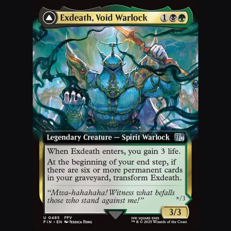Exdeath Void Warlock // Neo Exdeath Dimension's End - NM - No Foil - EN