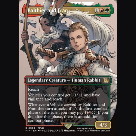 Balthier and Fran - NM - Foil - EN