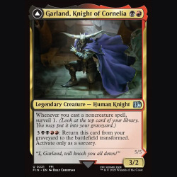 Garland Knight of Cornelia // Chaos the Endless - NM - No Foil - ES