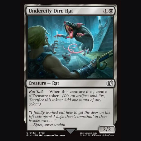 Undercity Dire Rat - NM - No Foil - ES