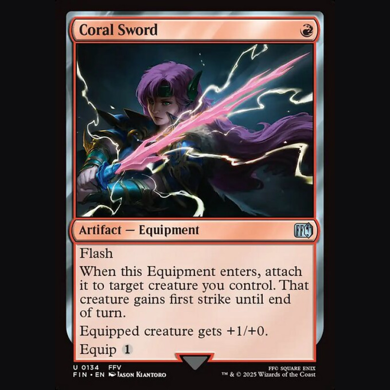 Coral Sword - NM - No Foil - EN