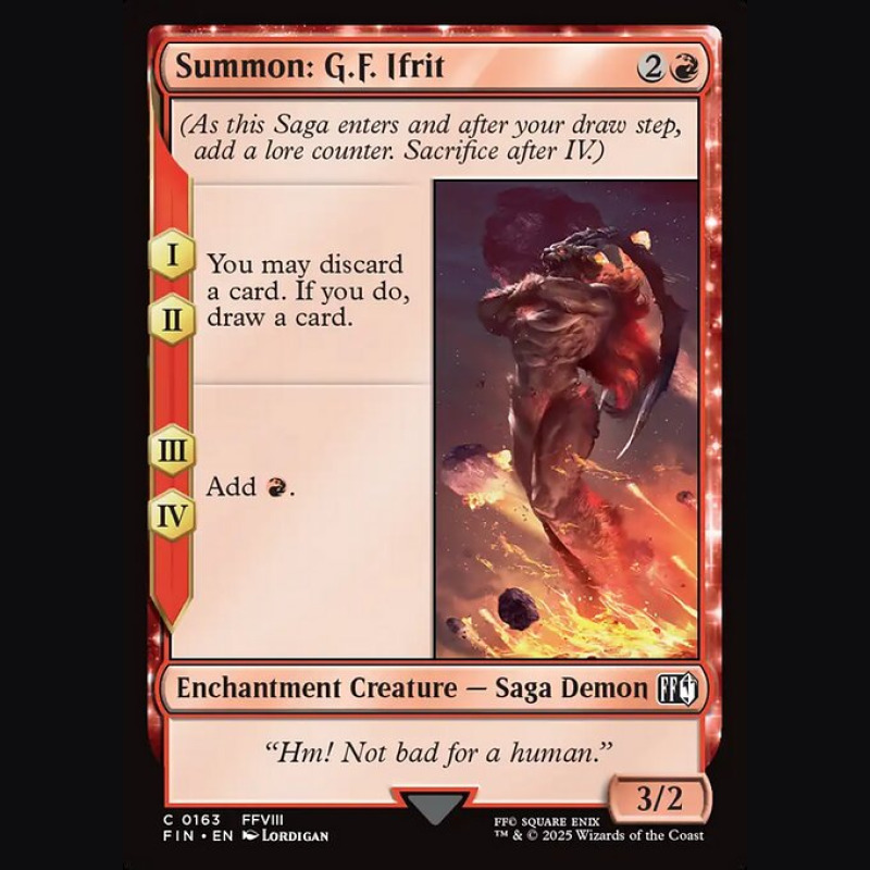 Summon: G.F. Ifrit - NM - No Foil - EN