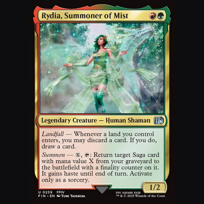 Rydia Summoner of Mist - NM - Foil - EN