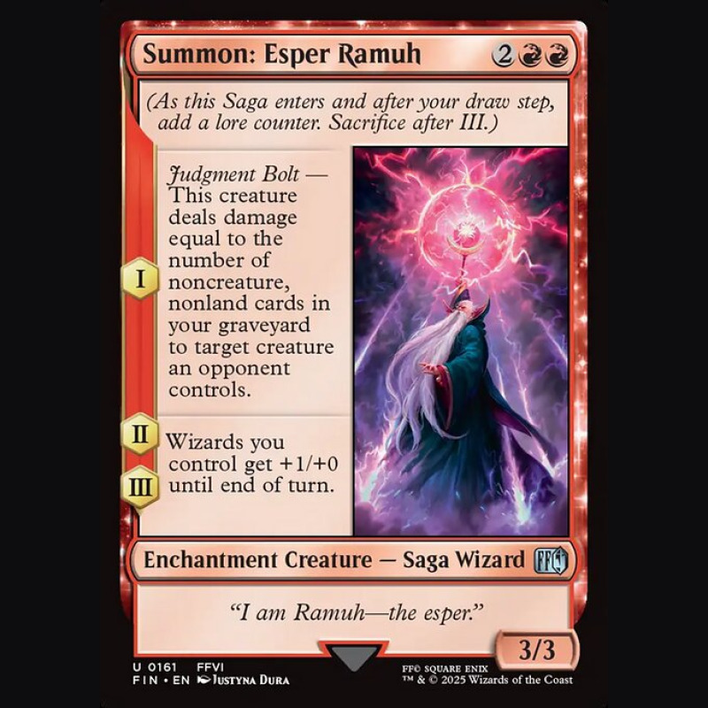 Summon: Esper Ramuh - NM - Foil - ES