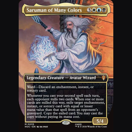 Saruman of Many Colors - NM - Foil - EN